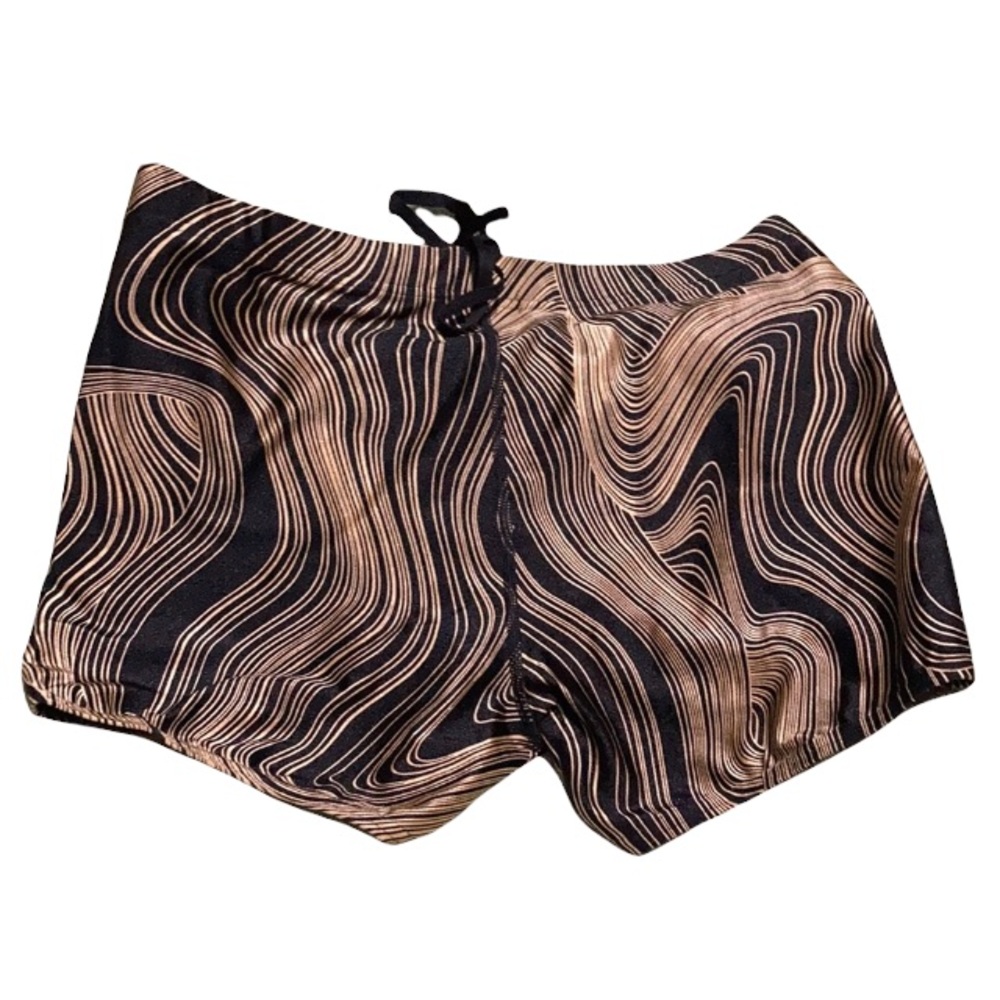 Speedo Men's Drip Sauce Square Leg Black / gold